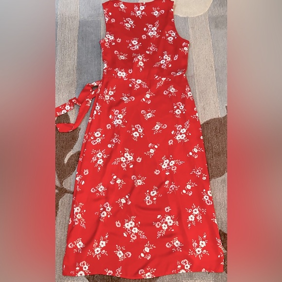 Revolve | L’Academie Sleeveless Floral Wrap Hi-Low Blouse/Mini Dress ZB3 - Picture 7 of 13